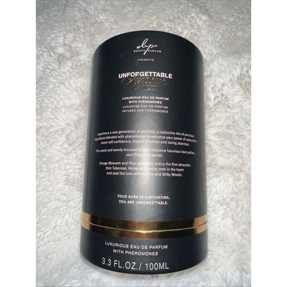New 3.3 Oz Booty Parlor Unforgettable Amour La Nuit PERFUME W/ Pheromones NIB - Picture 6 of 8